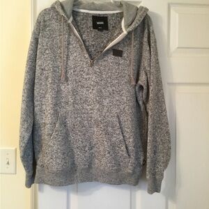 Vans Heather Gray Zip-Up Hoodie